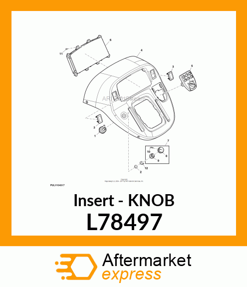 Insert - KNOB L78497