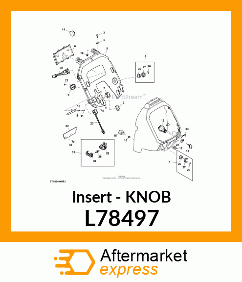 Insert - KNOB L78497