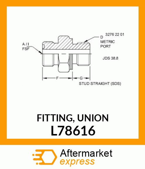 FITTING, UNION L78616