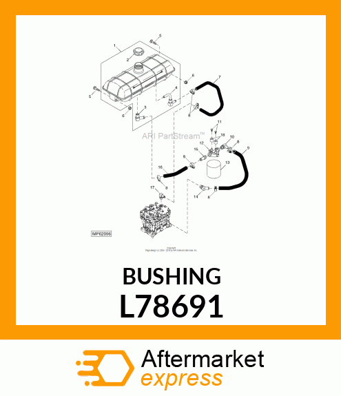 BUSHING, BUSHING L78691