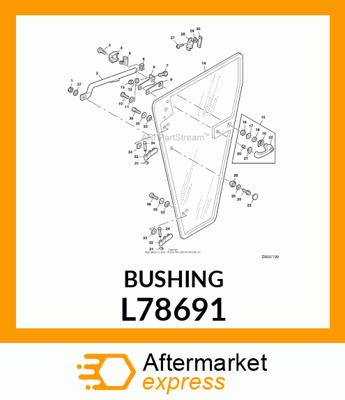 BUSHING, BUSHING L78691