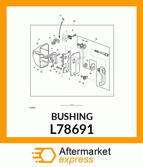 BUSHING, BUSHING L78691