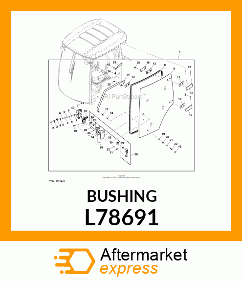 BUSHING, BUSHING L78691