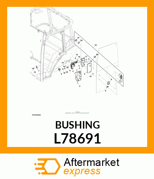 BUSHING, BUSHING L78691