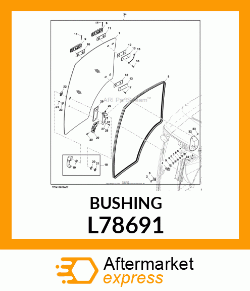 BUSHING, BUSHING L78691