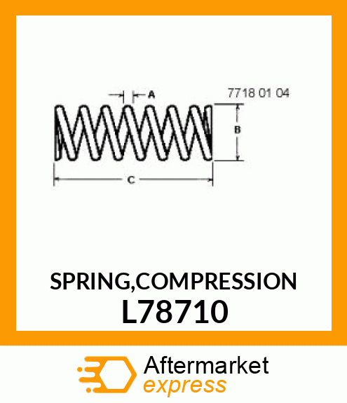 SPRING,COMPRESSION L78710