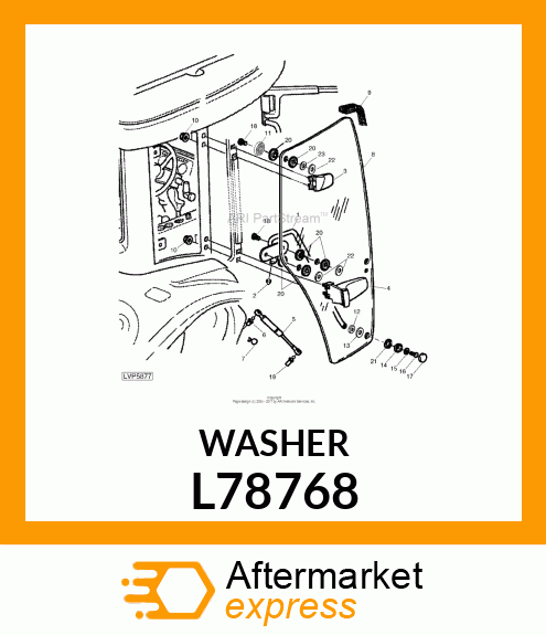 WASHER, CONVEX L78768