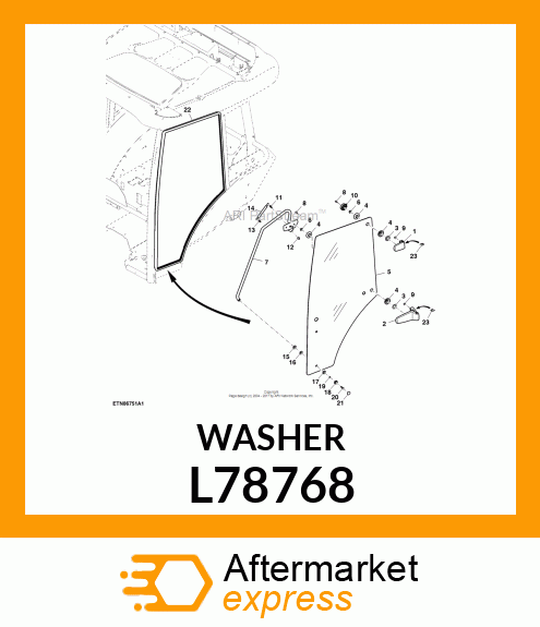 WASHER, CONVEX L78768