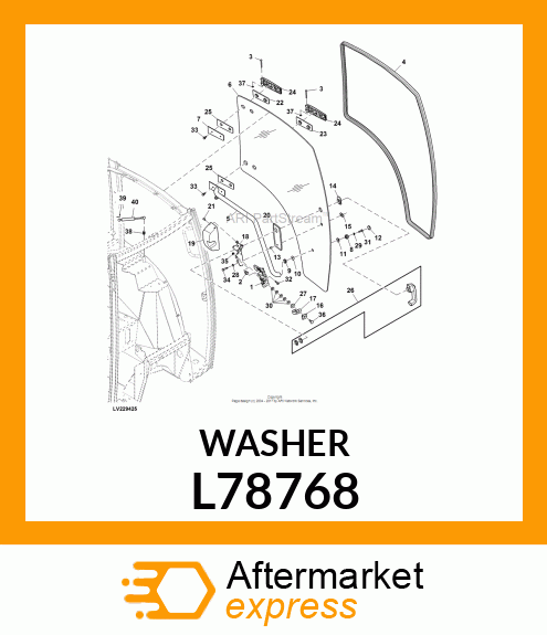 WASHER, CONVEX L78768