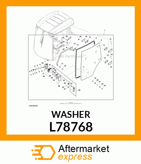 WASHER, CONVEX L78768