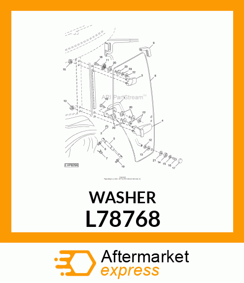 WASHER, CONVEX L78768