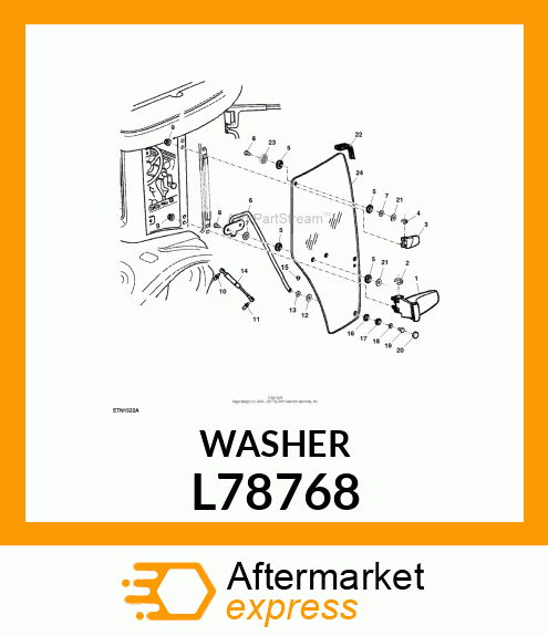 WASHER, CONVEX L78768