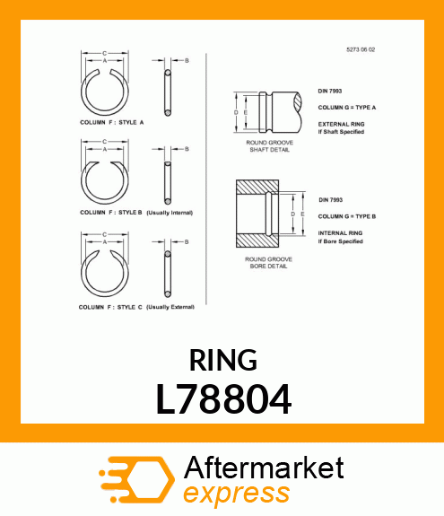 RING SNAP L78804