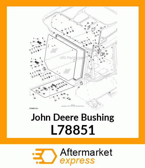 BUSHING, BUSHING L78851