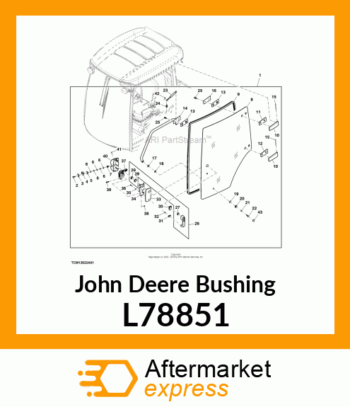 BUSHING, BUSHING L78851