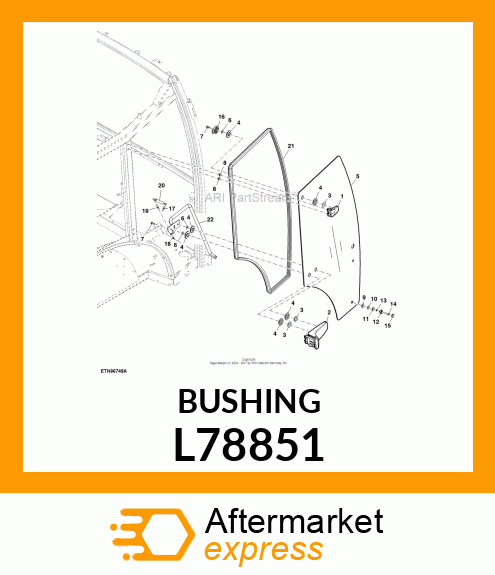 BUSHING, BUSHING L78851