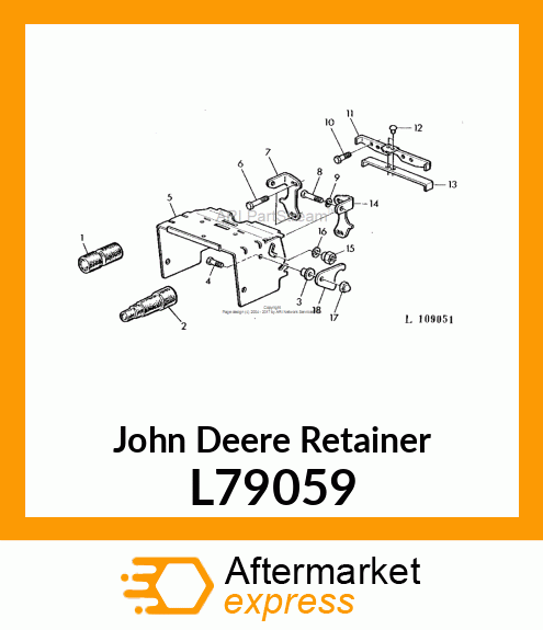 RETAINER, LH L79059