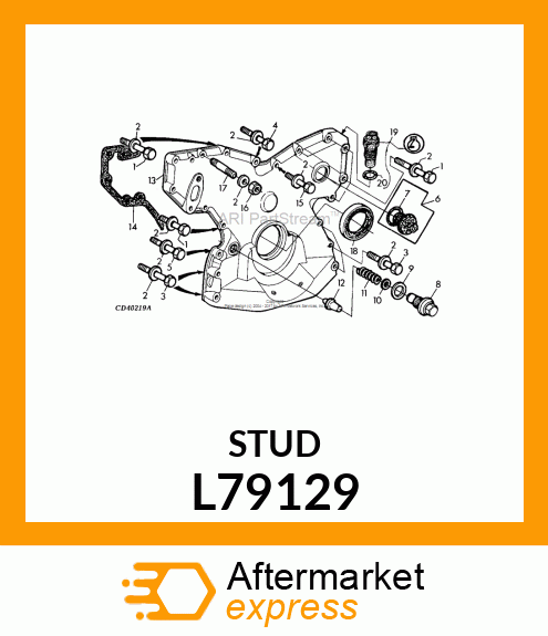 STUD 3/8 L79129