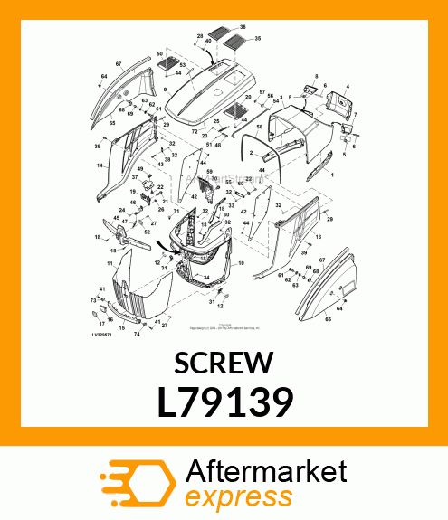 SCREW,TAPPING L79139