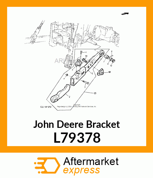 BRACKET, BRACKET L79378