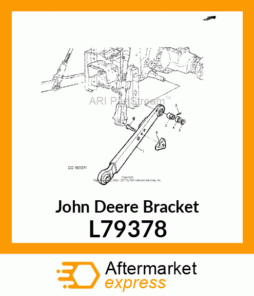 BRACKET, BRACKET L79378