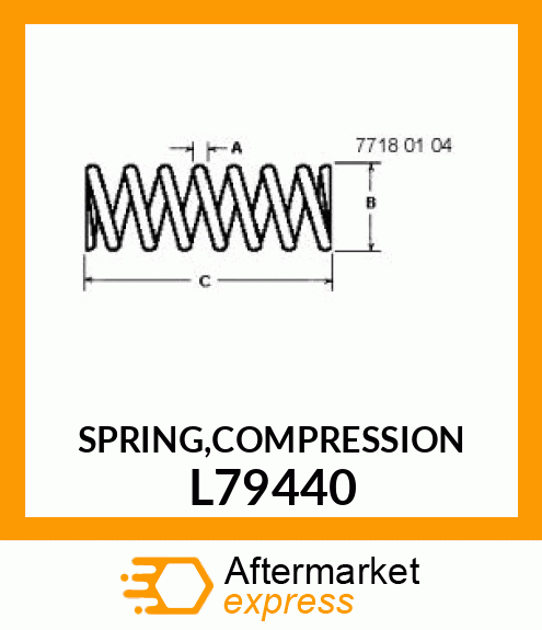 SPRING,COMPRESSION L79440