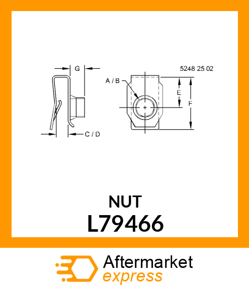 PUSH NUT, M5 L79466