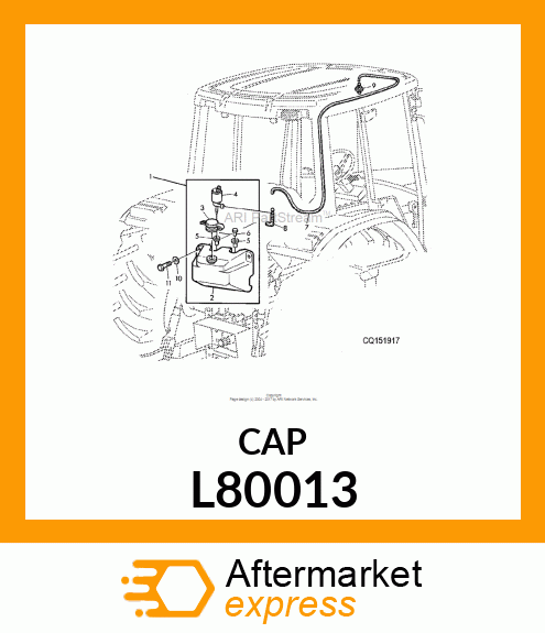 FILLER CAP, . L80013