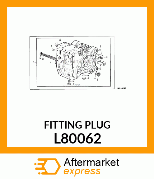 PLUG SCREW M45X2 (PLASTIC) L80062