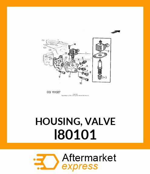 HOUSING, VALVE l80101