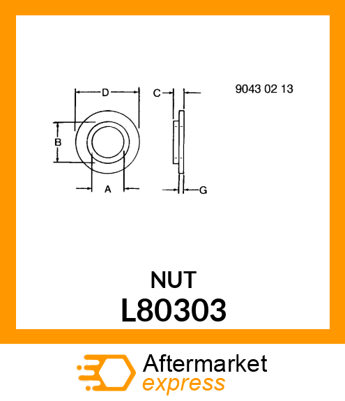 WASHER L80303