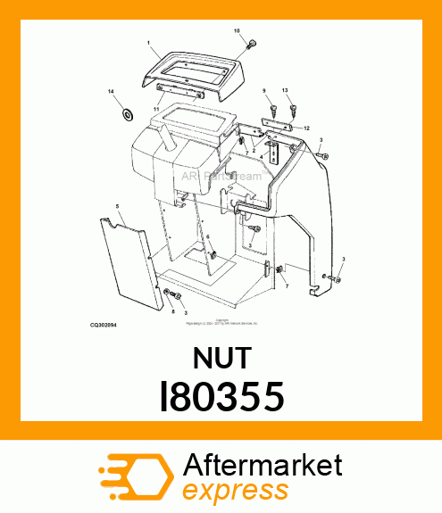 NUT,SPRING M5,ADJUSTABLE,SELF LOCKI l80355