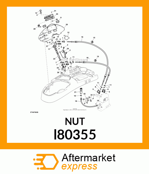 NUT,SPRING M5,ADJUSTABLE,SELF LOCKI l80355