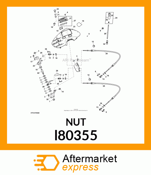 NUT,SPRING M5,ADJUSTABLE,SELF LOCKI l80355