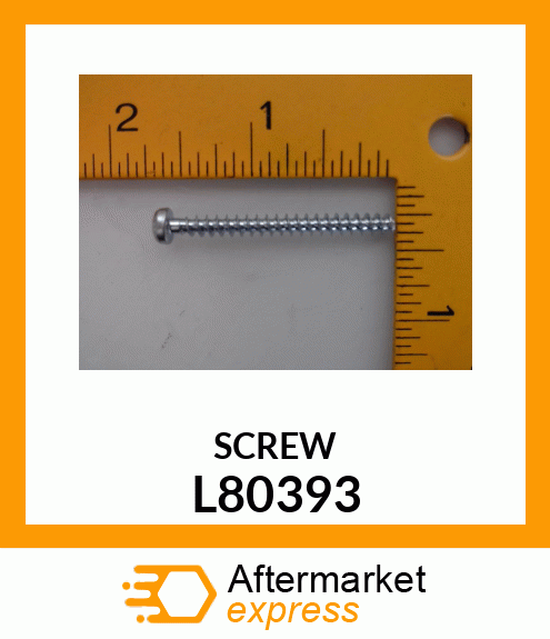 SCREW,PAN HEAD L80393