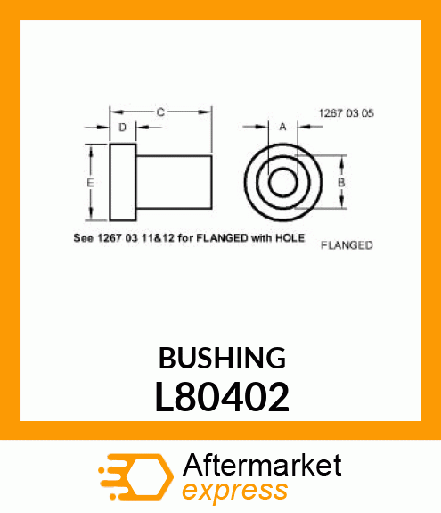 BEARING BUSHING L80402