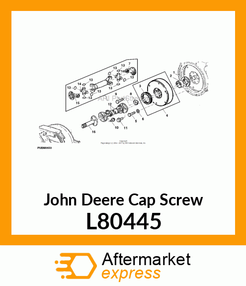 SCREW CAP LAN961 L80445