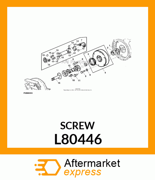 SCREW CAP M10X30 VERBUS L80446