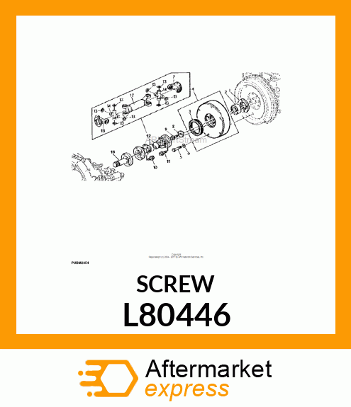 SCREW CAP M10X30 VERBUS L80446