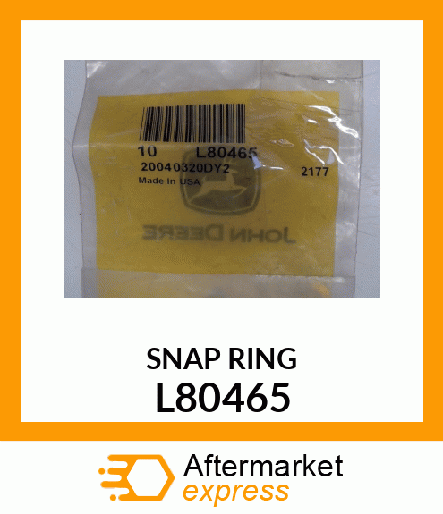 SNAP RING, CLIP L80465