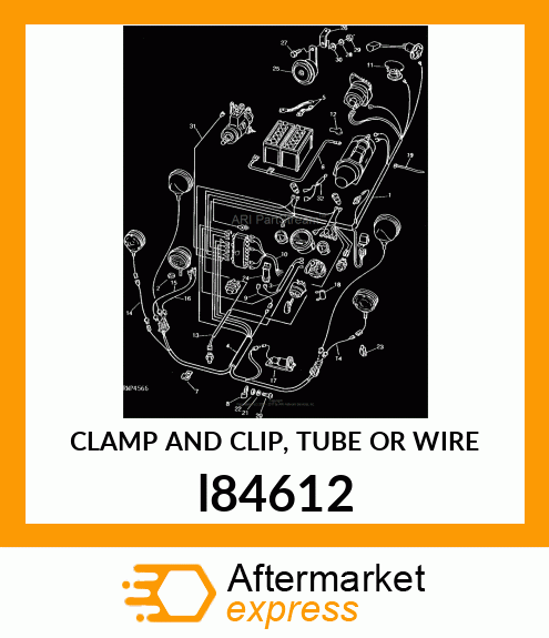 CLAMP AND CLIP, TUBE OR WIRE l84612