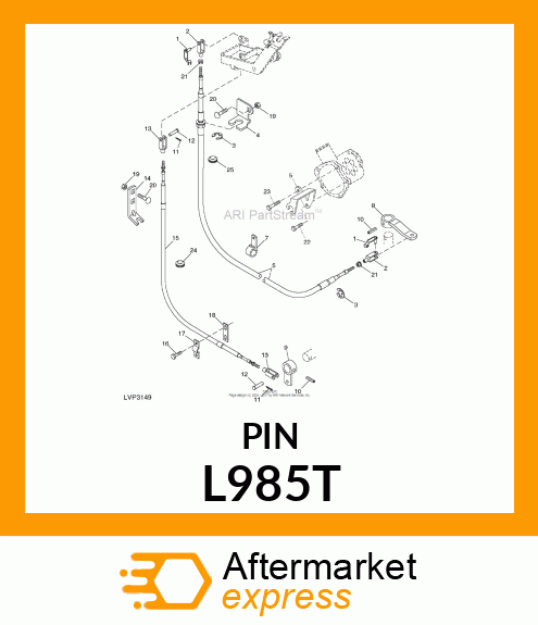 PIN, CLEVIS L985T