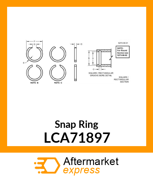Snap Ring LCA71897