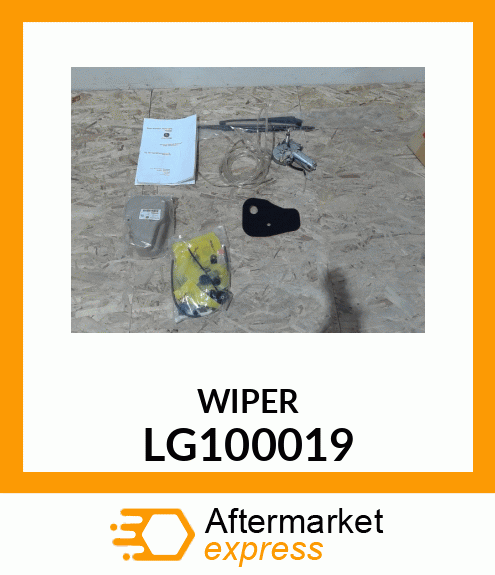 WINDSHIELD WIPER, WIPER REAR AND WA LG100019