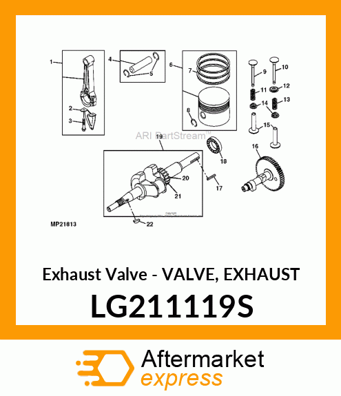 Valve Exhaust LG211119S