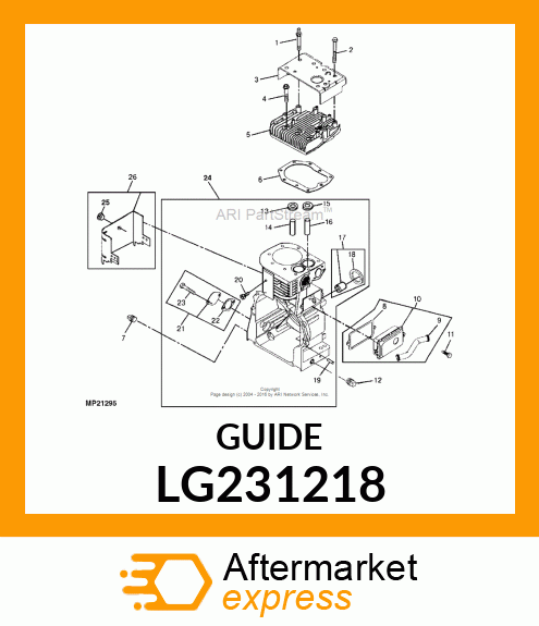 Bushing Guide Intake Valve LG231218