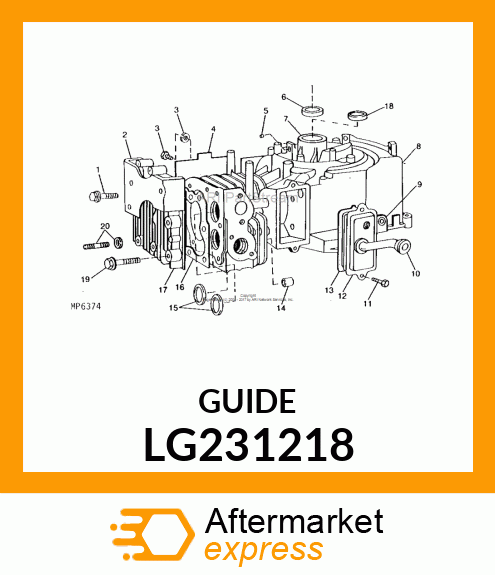 Bushing Guide Intake Valve LG231218