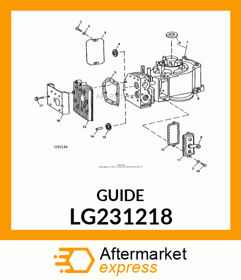 Bushing Guide Intake Valve LG231218