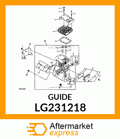 Bushing Guide Intake Valve LG231218