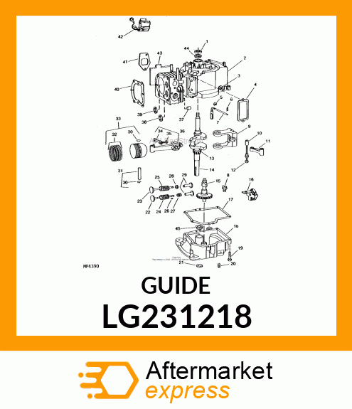 Bushing Guide Intake Valve LG231218